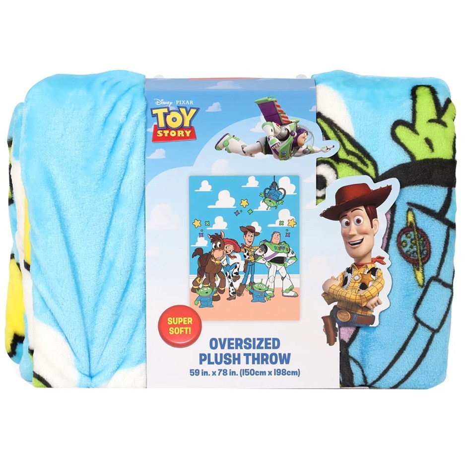 TOY STORY Oversized Plush Throw, 150cm x 198cm.