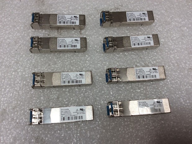 Brocade 57-1000027-01 SFP+ Transceiver Module (Lot of 8)