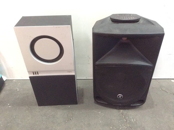 Mackie Thump12 1000W 12" Powered Loudspeaker&Jamo A3SUB.5 Active (Lot of 2)