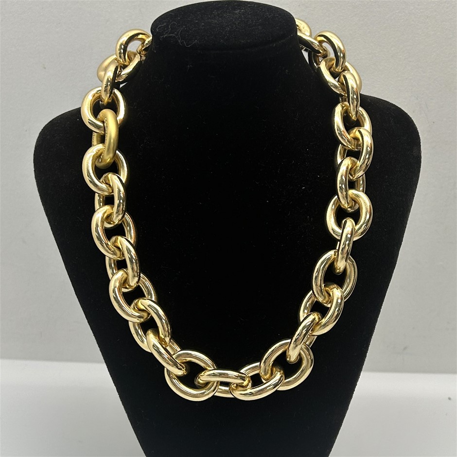 Mimco gold-tone chain necklace