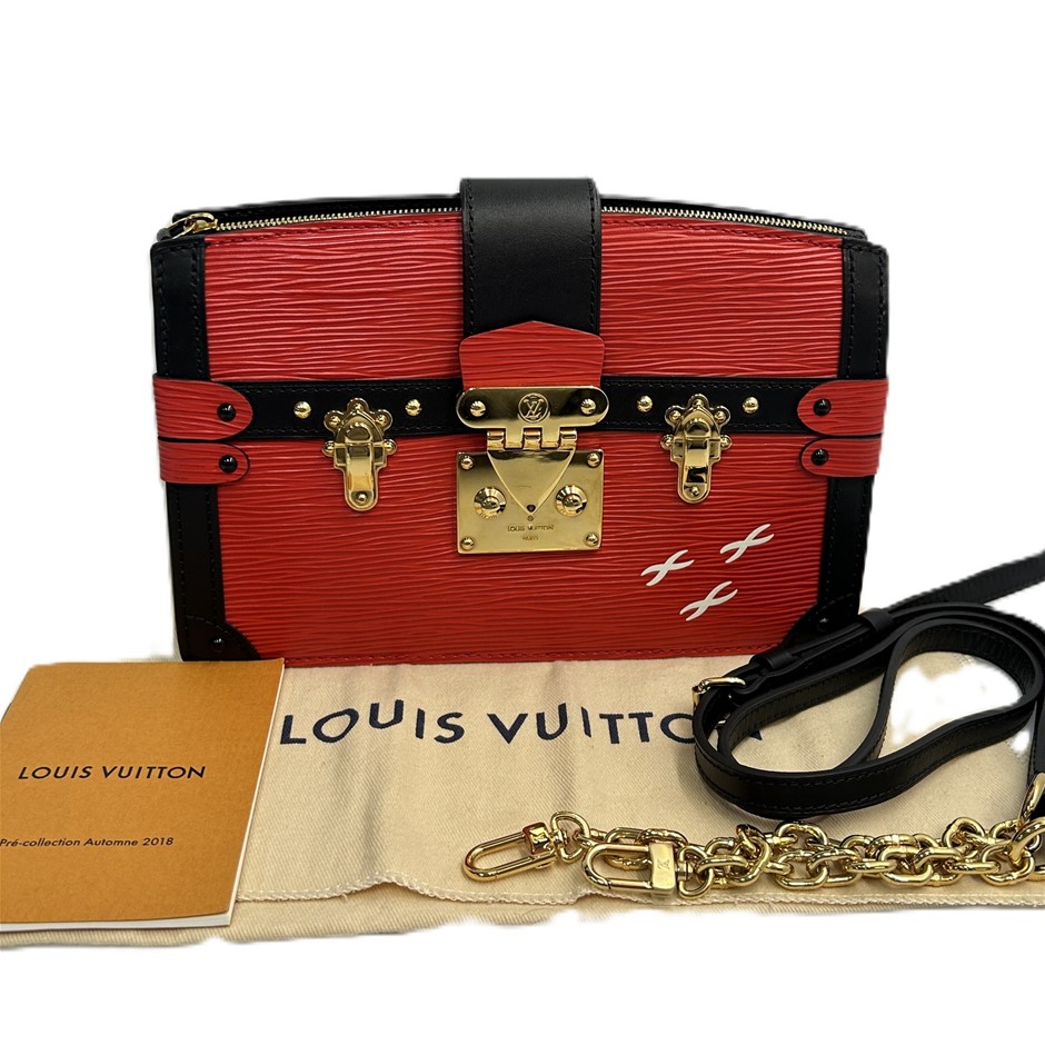 Louis Vuitton Limited Edition Trunk Clutch Shoulder Bag