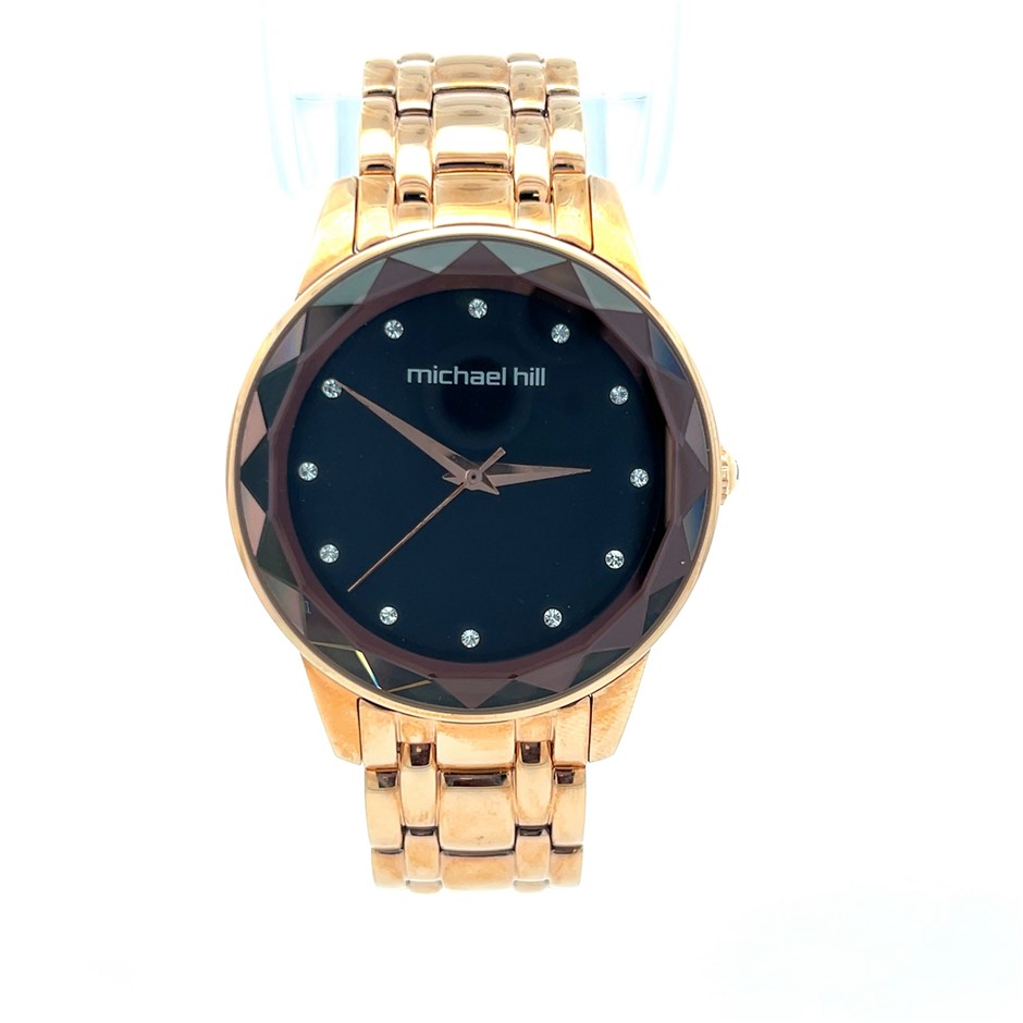 Michael Hill Quartz Watch, 38mm rose gold-tone