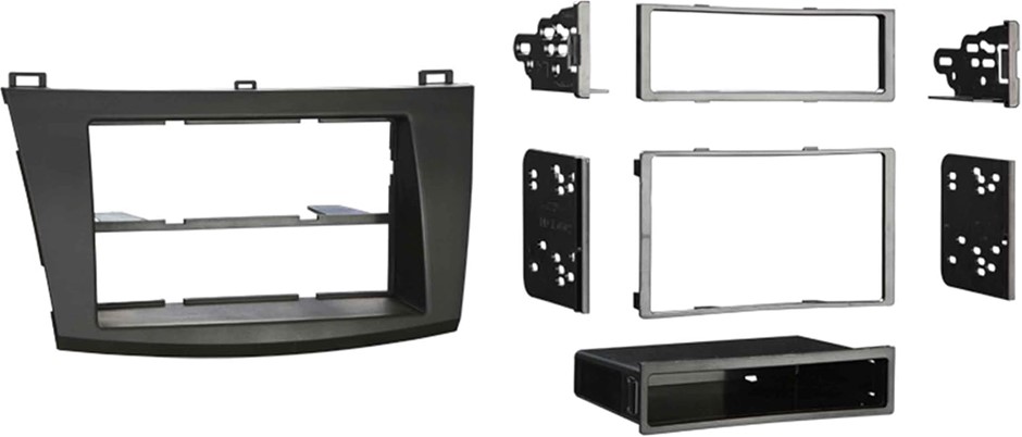 METRA Electronics 99-7514b 2010 and Up Mazda 3 Single or Double DIN Install
