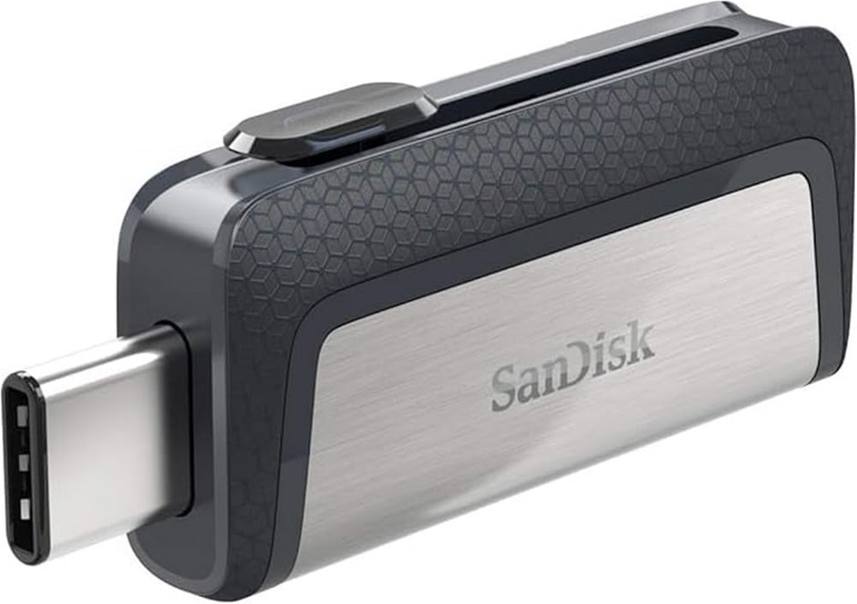 SANDISK Ultra Dual Drive USB Type-C Flash Drives, 128 GB. NB: Used, Not In