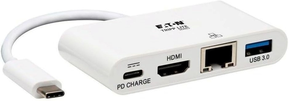 Tripp Lite U444-06N-H4GU-C USB-C Multiport Adapter, 4K HDMI, USB-A Port, Gb