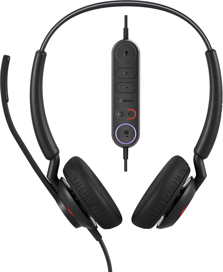 Jabra Engage 40 Wired Headset - 2 World Class Microphones with Active Noise