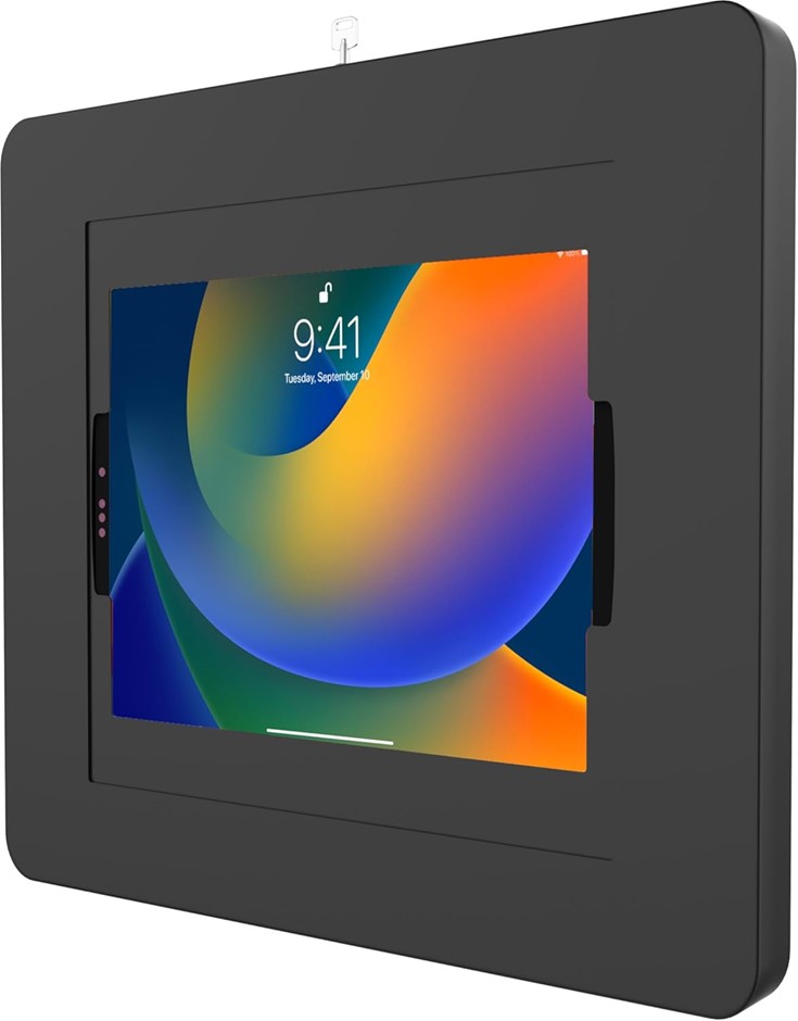 Locking iPad Wall Mount - CTA Anti-Theft Large Locking Tablet Enclosure w/K