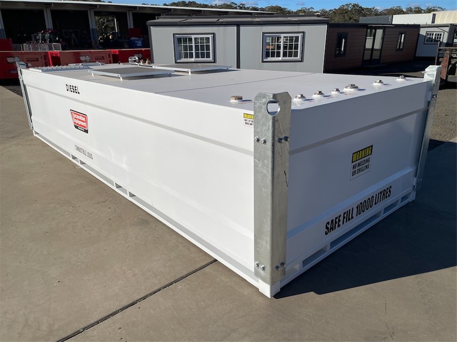 10000 Litre Bunded Fuel Storage Cube/Tank(Unused)
