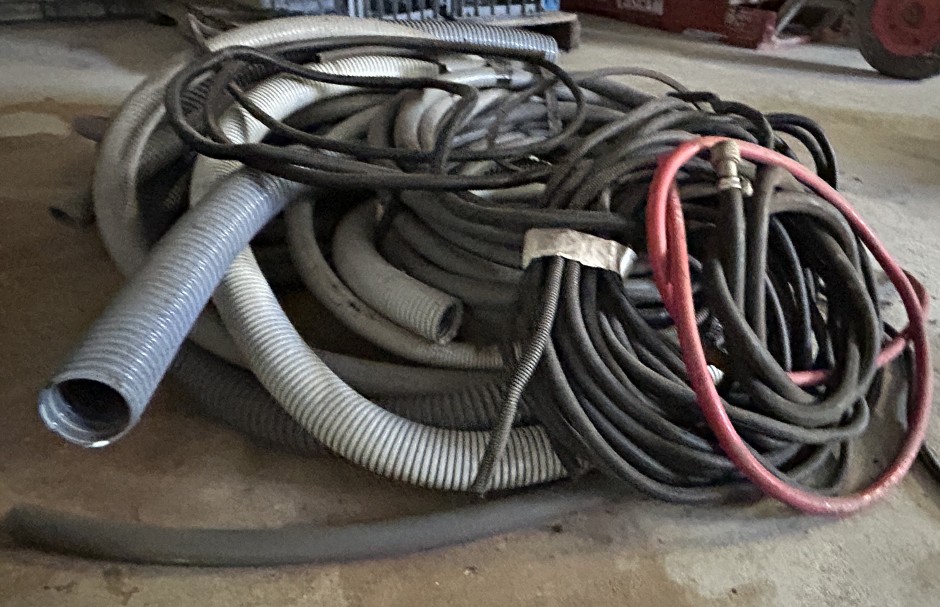 Assorted Rubber Hoses and V Belts