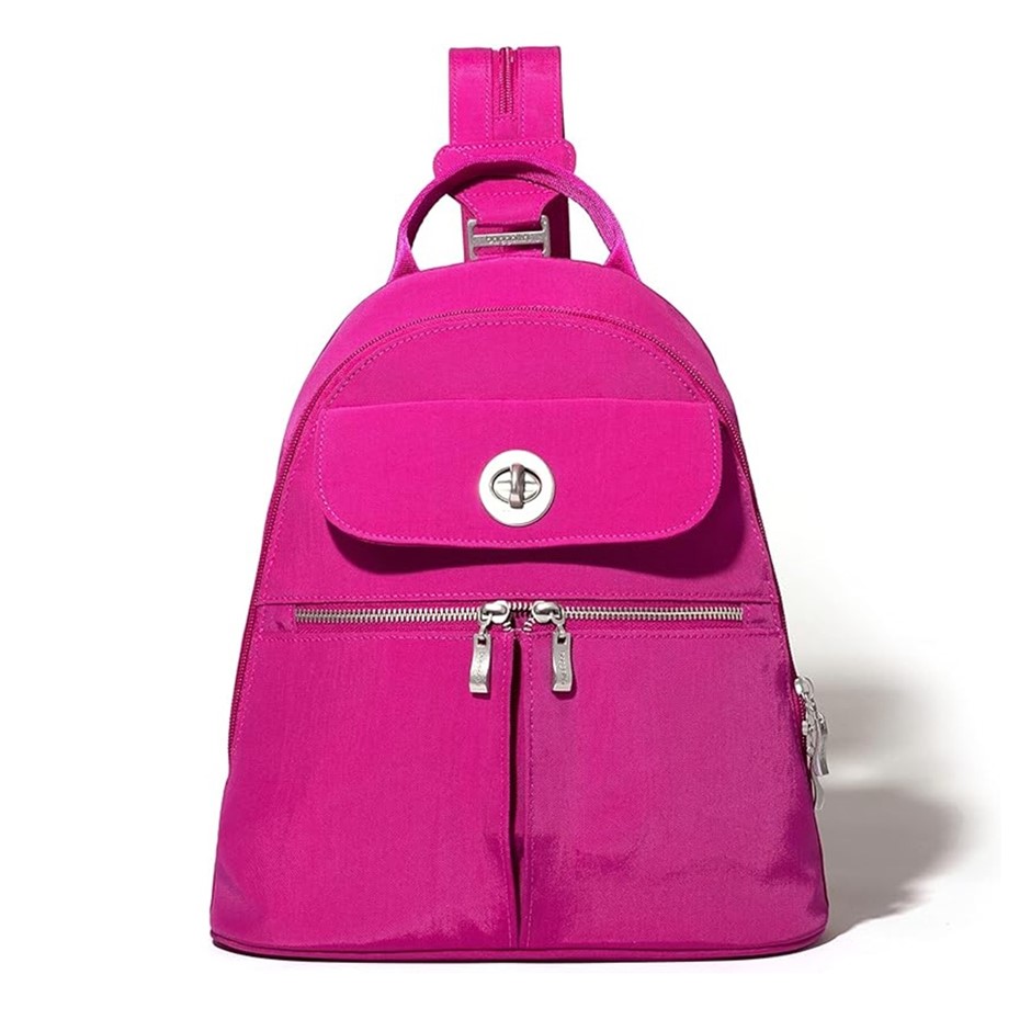 BAGGALLINI Naples Convertible Sling Crossbody Day Travel Backpack 12" W/Rfi