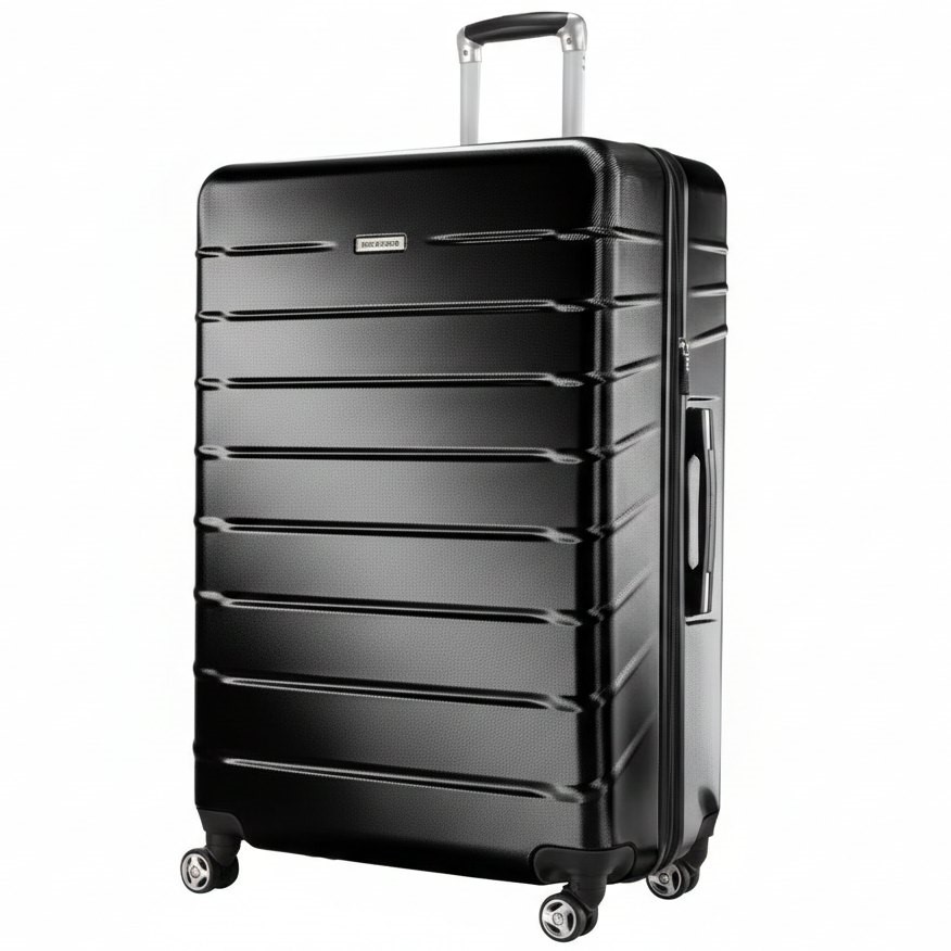 RICARDO BEVERLY Vista Point Hardside Luggage Case, Black, Large 79cm