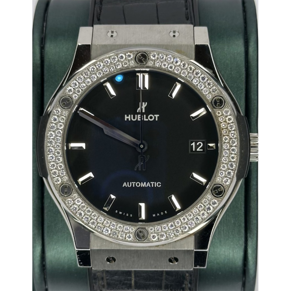 HUBLOT CLASSIC FUSION AUTOMATIC 45MM TITANIUM FACTORY 511.NX.1171.LR BXP