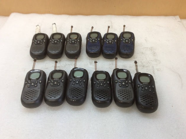 Uniden Mixed Model Handheld 2-way Radio (Lot of 12)