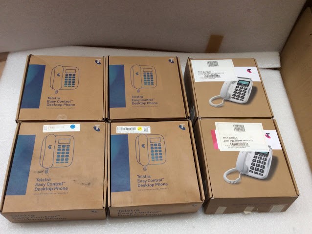 Telstra TEC-D Desktop Phone&Telstra TPA Priority Assist Phone (Lot of 6)