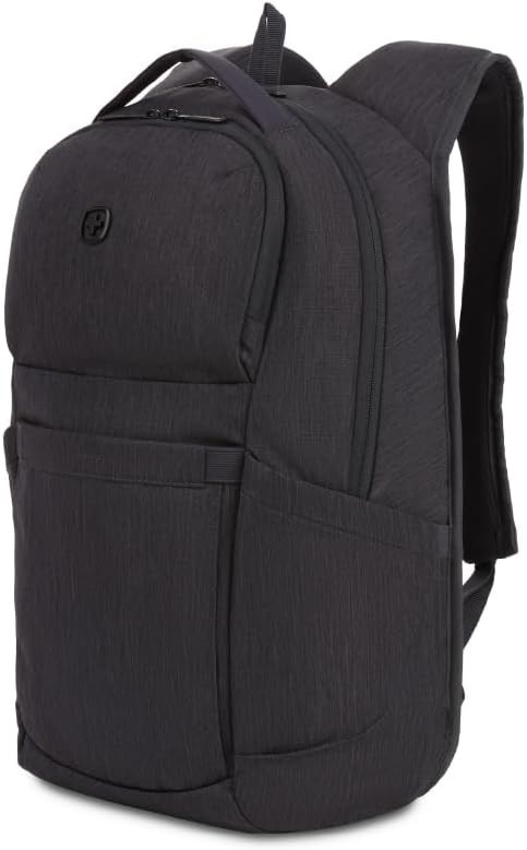 SWISSGEAR 8183 Laptop Backpack, Charcoal Heather, 21L. RRP $129