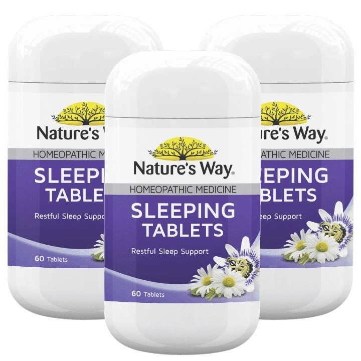 3 x Nature's Way Sleeping 60 Tablets EXP: 02/2028