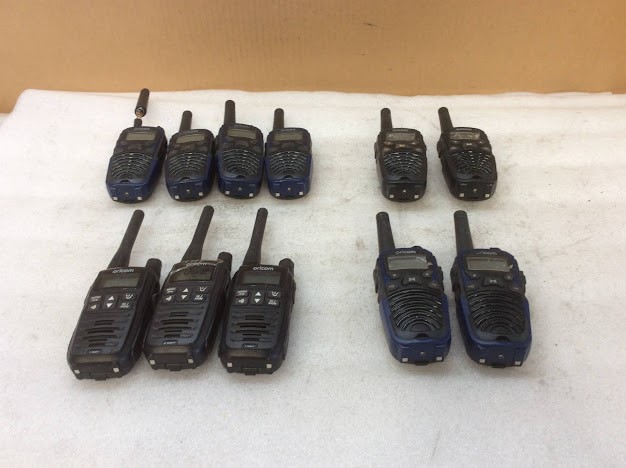 Oricom Mixed Model Handheld UHF CB Radios (Lot of 11)