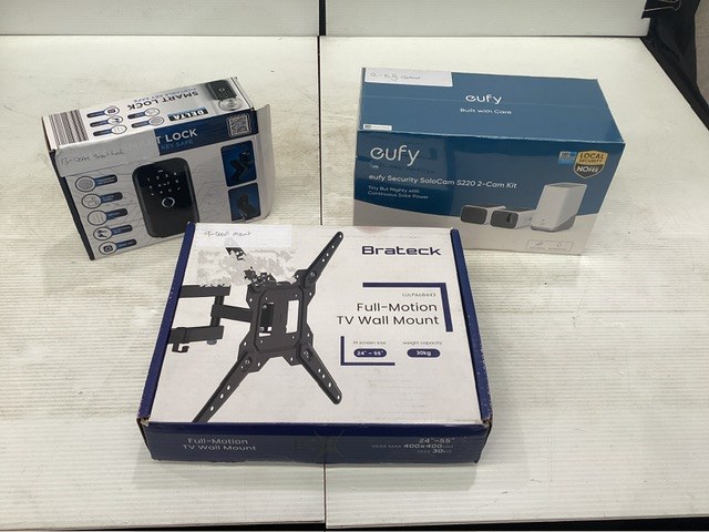 Eufy Security ,Smart Lock And Tv Wall Mount Bracket