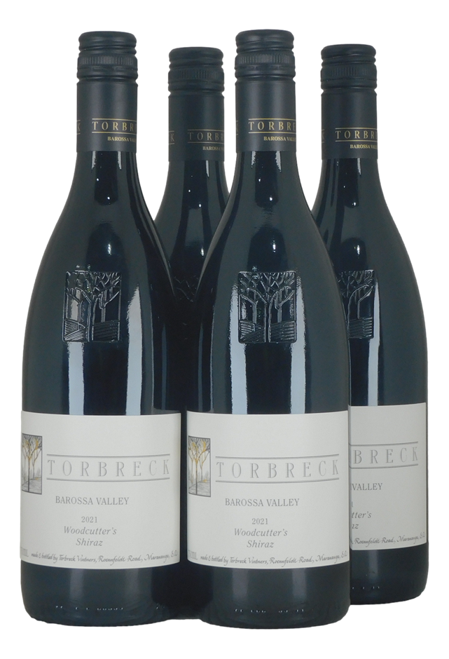Torbreck Woodcutters Shiraz 2021 (4x 750mL), Barossa.