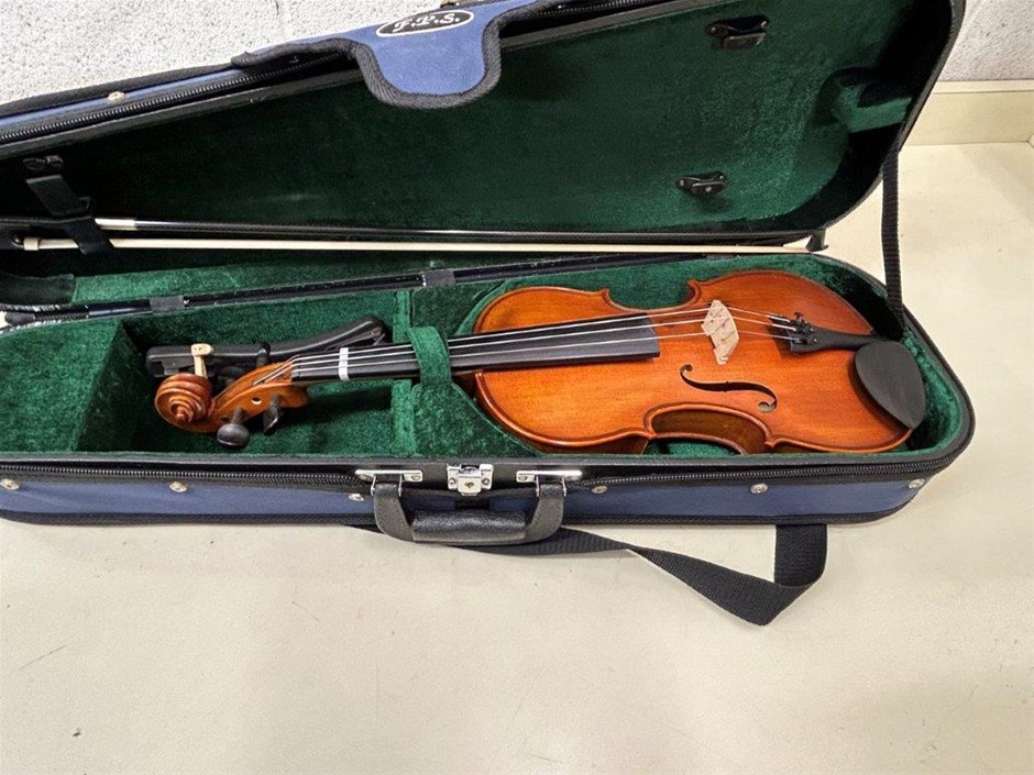 Violin with Bow & carry Case