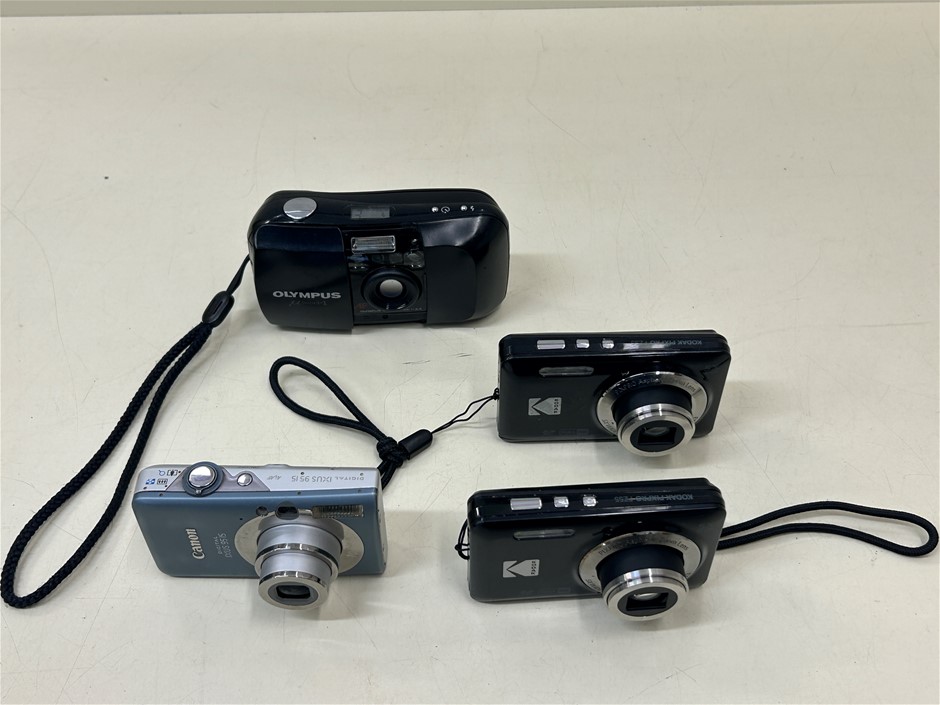 4 x Assorted Compact Cameras including