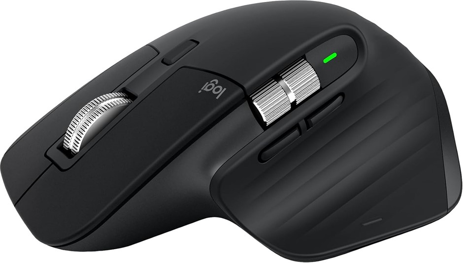 LOGITECH MX Master 3S – Bluetooth Edition, Graphite, Wireless Performance M