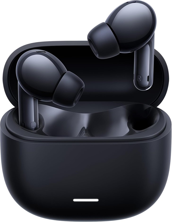 Xiaomi Redmi Buds 6 Lite Hybrid ANC Wireless Earbuds, Fast Charging, Black.