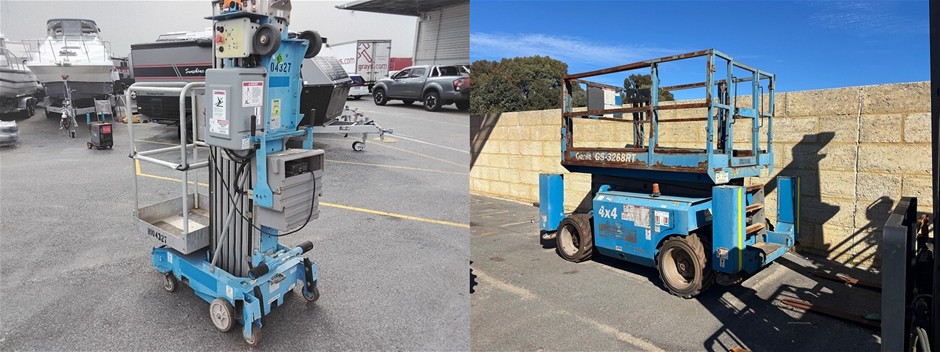 2016 Genie AWP30SDC & 2008 Genie GS3268RT Scissor Lifts