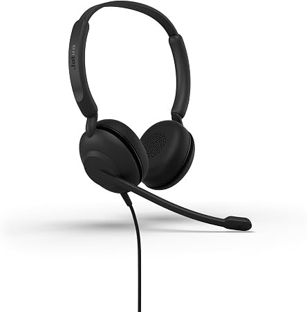 Jabra Evolve 10 Wired Stereo Headset - Noise Cancelling Mic - Clear Prof Ca