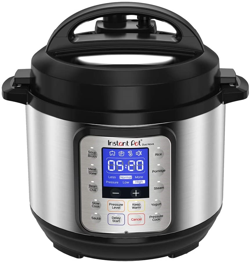 INSTANT POT 3L Duo Nova Electric Multi Use Pressure Cooker, Stainless Steel
