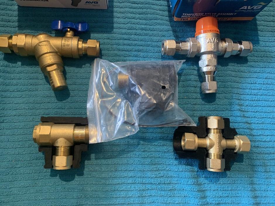 1 x AVG Tempering Valve Assembly (Unused)