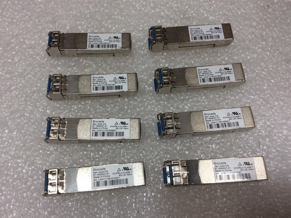 Brocade 57-1000027-01 8G Fibre Channel SFP Optical Transceiver Module (Lot