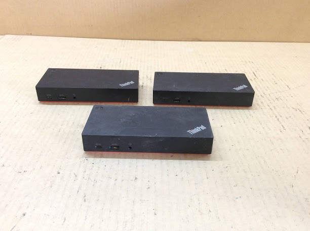 Lenovo ThinkPad USB-C Dock Gen 2 LDC-G2 Docking Station (Lot of 3)