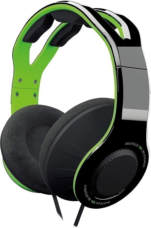 GIOTECK TX30 Stereo Game & Go Headset, Discreet Inline Mic, 40mm High Impac
