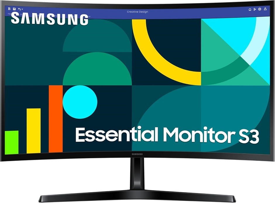 SAMSUNG S36GD Curved Monitor, 27 Inch Size.  Buyers Note - Discount Freight