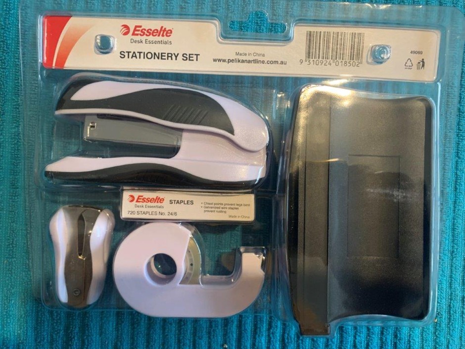 12 x Esselte Stationery Sets, White (Unused)