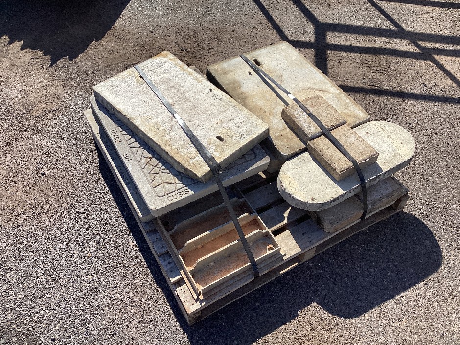 Pallet of Assorted Pit Covers