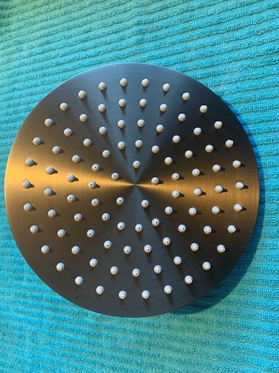 2 x Johnson Suisse Overhead Shower, 200mm (Unused)