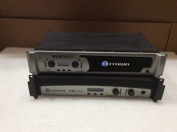 Crown XLS 2500&CDi 1000 Power Amplifier (Lot of 2)