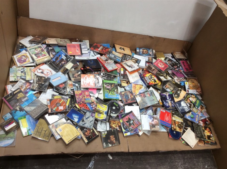 Mixed Brand DVD And CD Collection