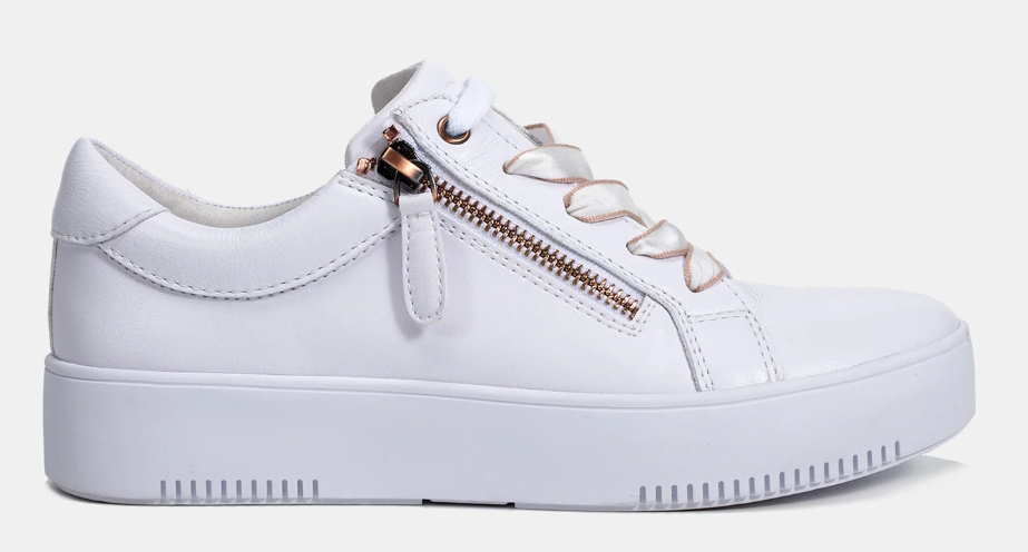HUSH PUPPIES Women's Virtue Sneaker, UK5.5/US8, White, 302244. NB: Has been