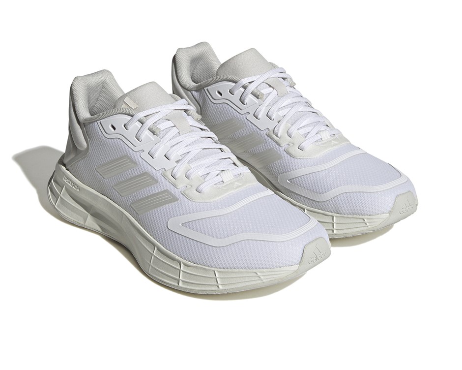 ADIDAS Women's Duramo 10 Shoes, Size US7, White, HP2388. NB: minor stain.