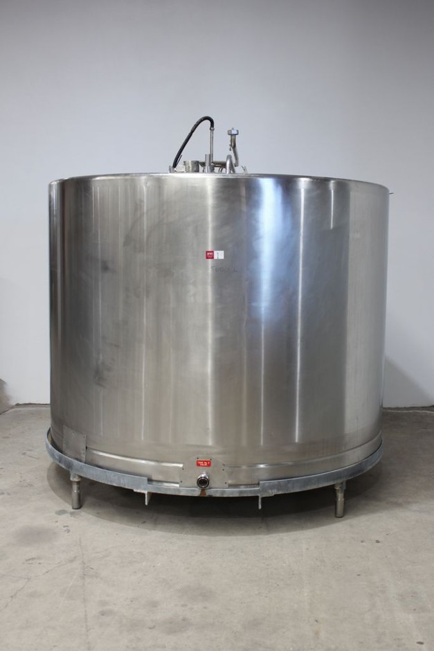 5000L Stainless Steel Jacketed & Insulated Tank