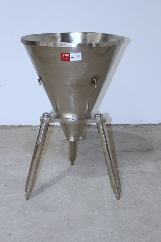 Stainless Steel Hopper & Stand