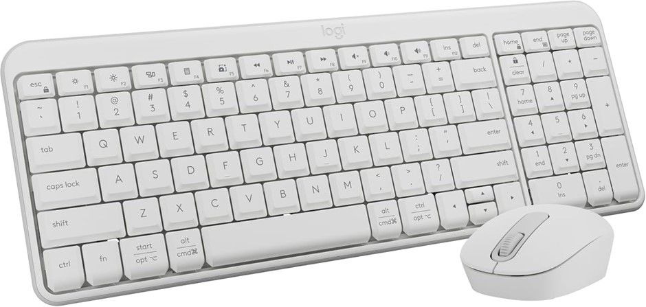 Logitech MK250 Bluetooth Wireless Combo - Off White NB: minor use