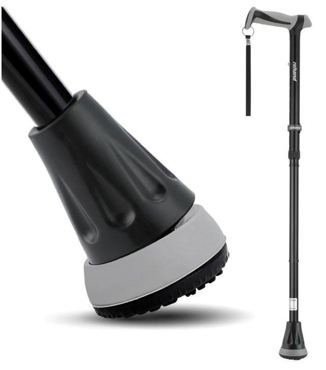 Rehand All Terrain Walking Cane, Foldable Walking Sticks for Seniors & Adul