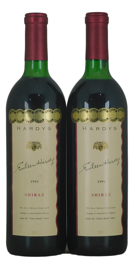 Hardy's Eileen Shiraz 1991 (2x 750mL), SA.