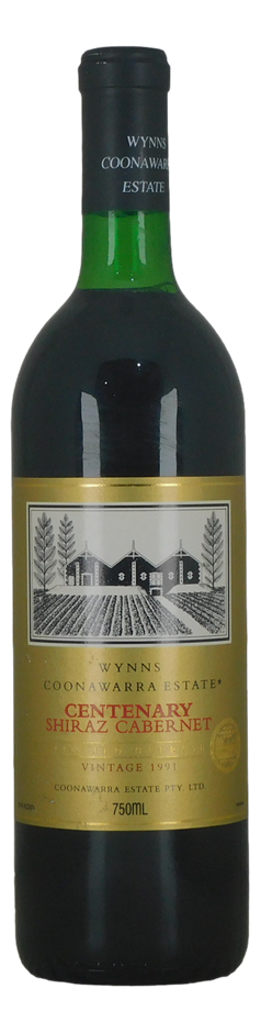 Wynns Centenary Limited Release Shiraz Cabernet 1991 (1x 750mL), SA.