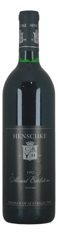 Henschke Mount Edelstone Shiraz 1992 (1x 750mL) Eden Valley, SA.