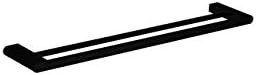 2 X AZZURA 90 Series Double Towel Rail Double Towel Rail (600mm) in Matt Bl